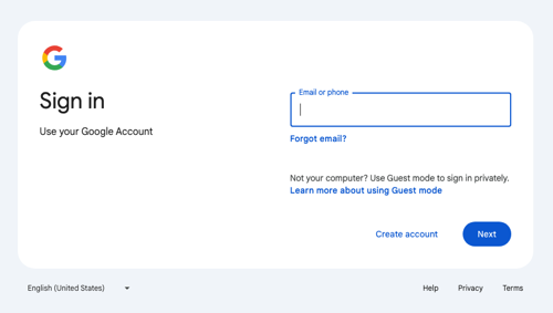 Connect Your Google Account